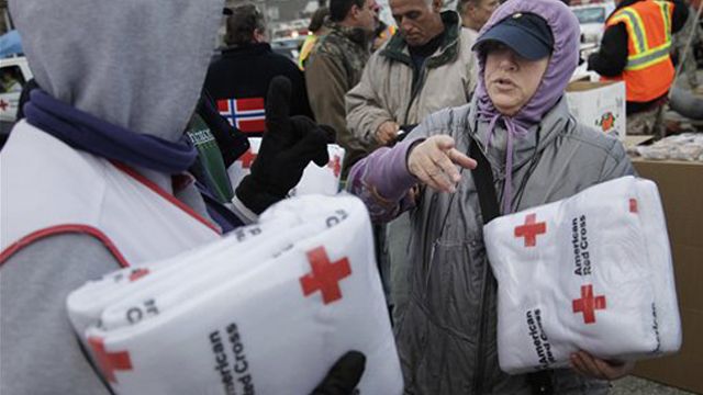 Red Cross responds to frustrated Sandy victims