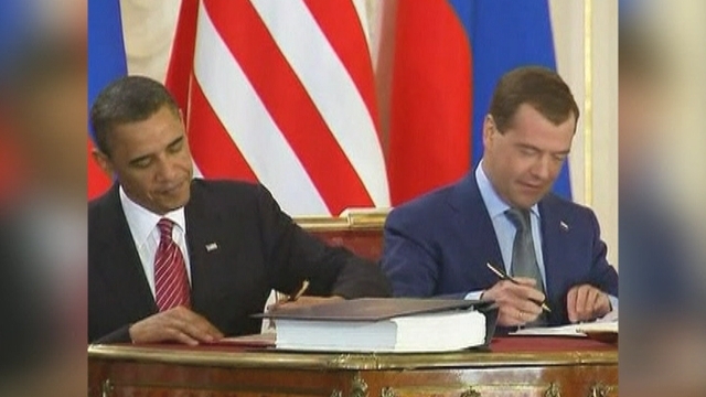 Obama Sets Focus on Russia
