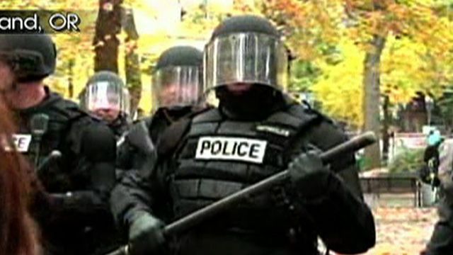 Portland Police Clear Out Protesters