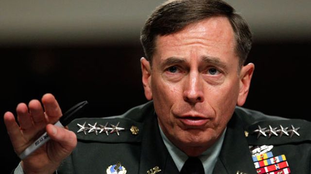 What motivated Petraeus to testify on Libya?