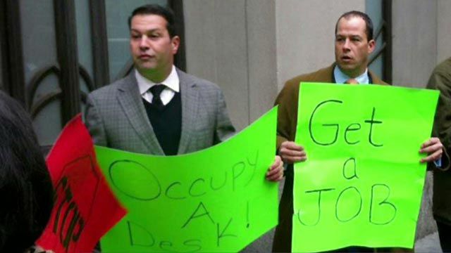 Downtown Workers in NYC Take on 'Occupy' Protesters