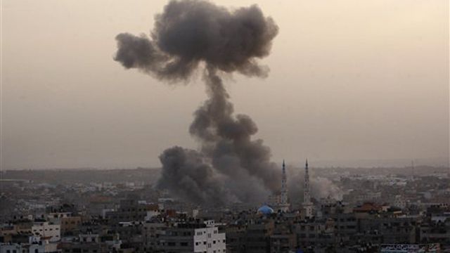 Israel targets Hamas government buildings with airstrikes