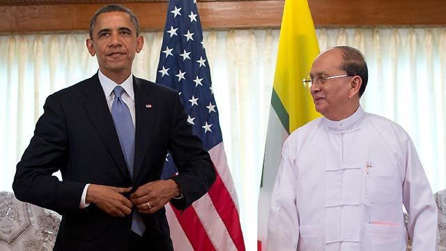President breaks new ground in Burma