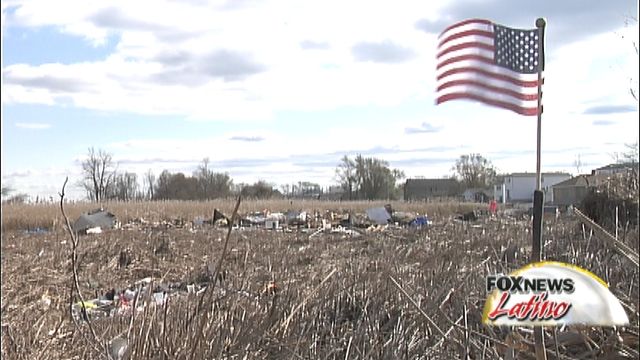 After Sandy, American Flags Bring Hope