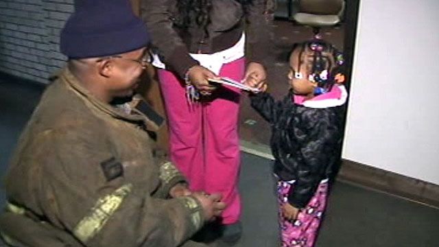 4-Year-Old Meets Hero Firefighter in Michigan