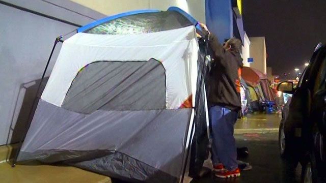 Black Friday Lines Forming Early in Ohio