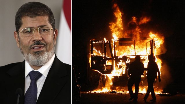 Violent protests continue in response to Morsi's power grab