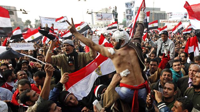 Massive Protests in Egypt Ahead of Elections