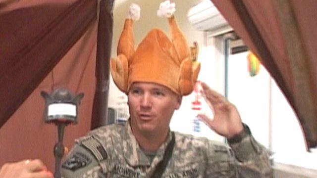 Troops Celebrate Thanksgiving Overseas