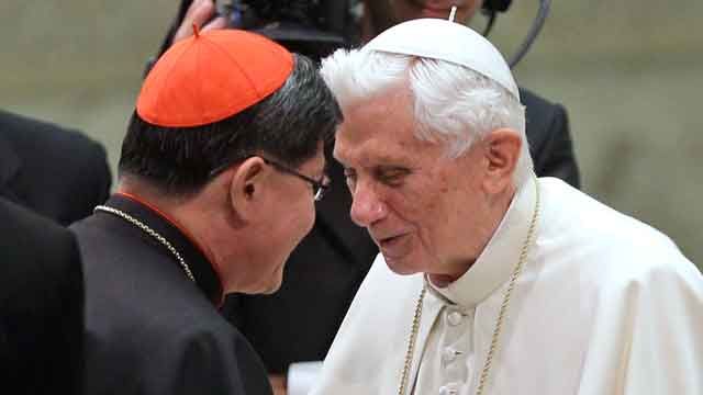 Pope Benedict XVI elevates six bishops to rank of cardinal
