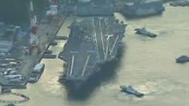 U.S. Aircraft Carrier Arrives in Korean Waters
