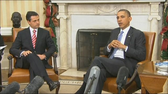 Obama Meets Mexico's President-elect Peña Nieto