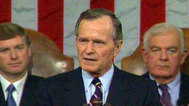 George H.W. Bush hospitalized with bronchitis