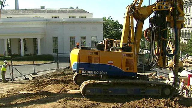 White House Big Dig Fuels Bunker Speculation