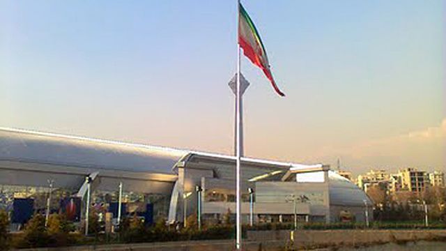Iranian flagpoles spark rumors of satellite jamming