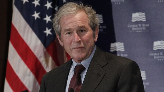 Former President Bush talks immigration and economic growth