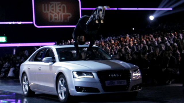 German TV Car Stunt Goes Wrong