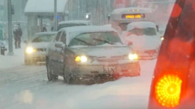 Blustery Winds, White Outs Cause Traffic Nightmares