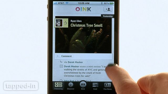 Tapped-In iPhone: OINK