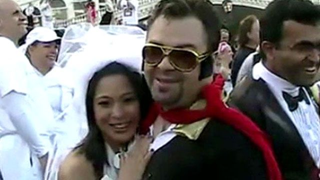 'Elvis' Runs Race, Gets Married, Saves a Life