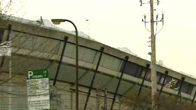 Snow Causes Metrodome Roof Collapse