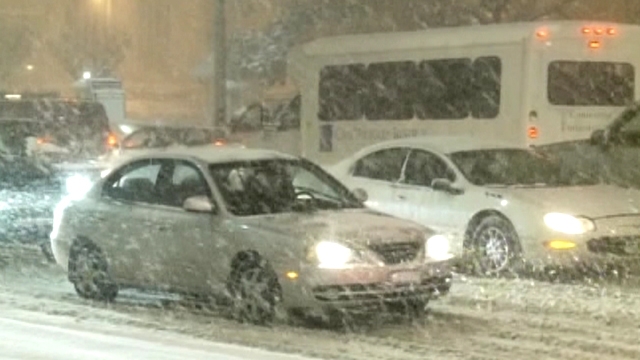 Snowy, Icy Streets Paralyze Ohio Traffic