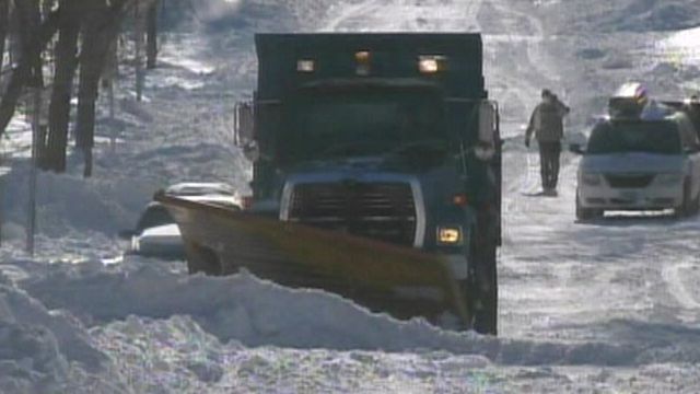 Minnesota Residents Digging Out After Major Snowfall