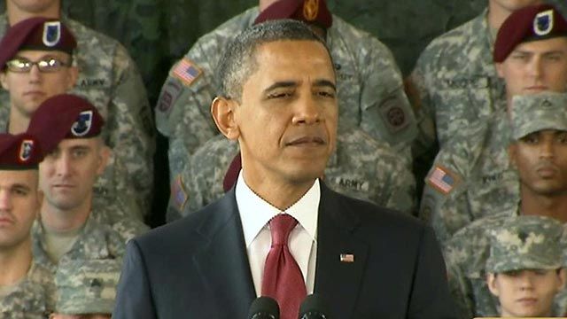Obama Says 'Welcome Home' to Troops