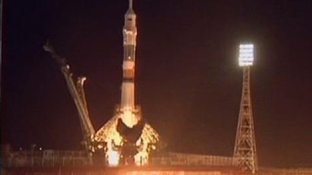 NASA Launches Soyuz Spacecraft