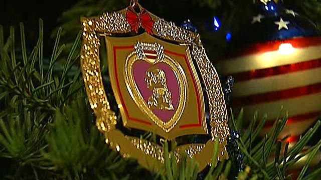 Purple Heart Ornament Sent to Families of Fallen