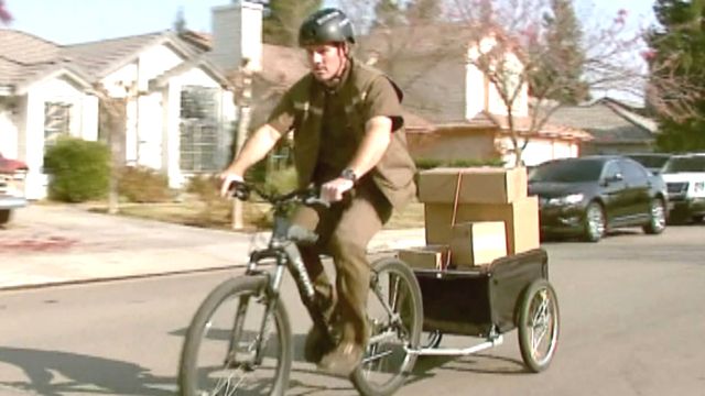 UPS Turns to Peddle Power
