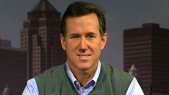 Rick Santorum on Iowa Chances