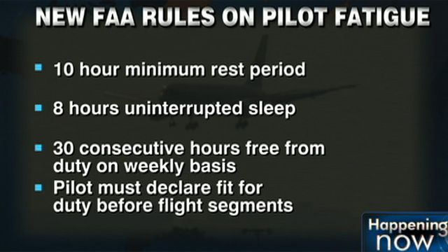 New FAA Rules to Prevent Pilot Fatigue