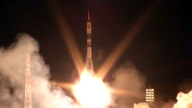 Soyuz Rocket Launches in Kazakhstan
