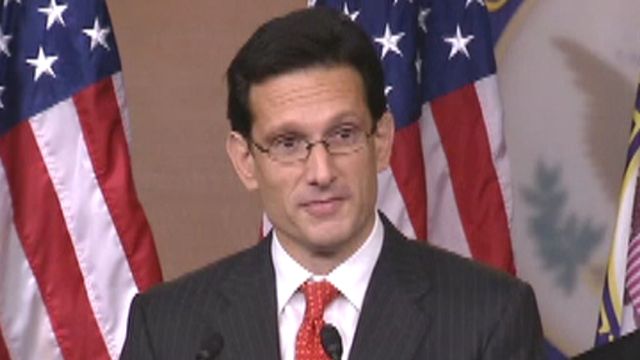 Cantor to Obama: 'He Can Bring His Dog Up Here'