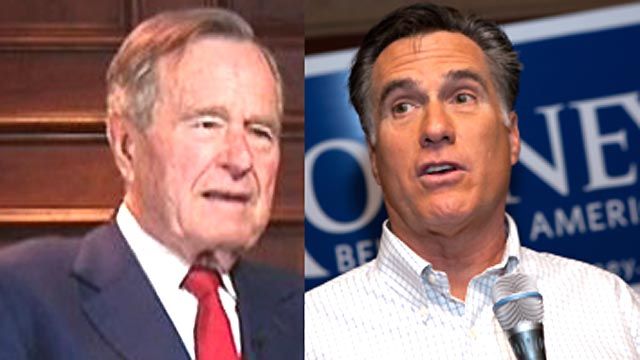 George H.W. Bush Endorsing Romney?
