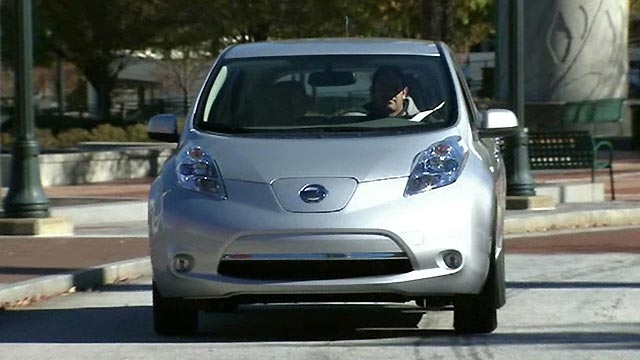 Nissan Rolls Out Electric Car