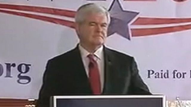 Gingrich Asked About Confederate Flag Stance