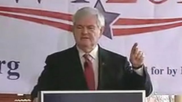 Gingrich Attacks Ron Paul over Foreign Policy