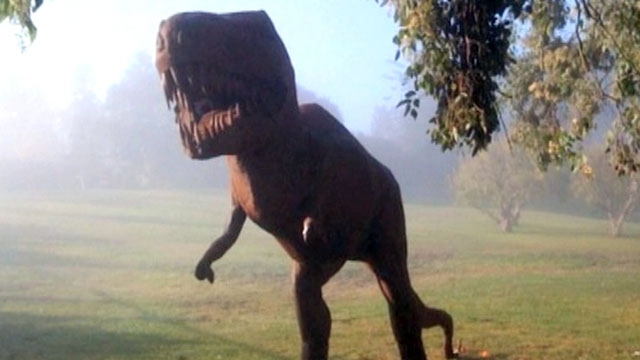 T-Rex Meets End in Front Yard