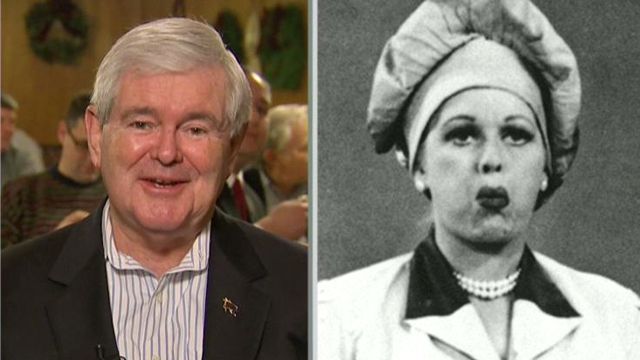 Gingrich Responds to Romney's 'Lucy' Jab