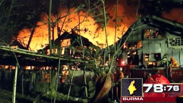 Around the World: Massive Blaze Leaves 17 Dead in Myanmar