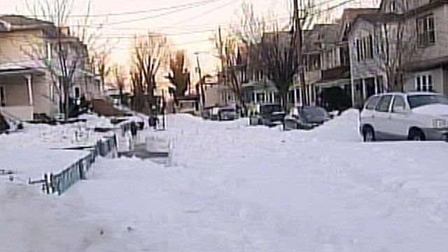 New York City Blizzard Cleanup