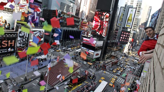 Countdown to the New Year Begins in New York City