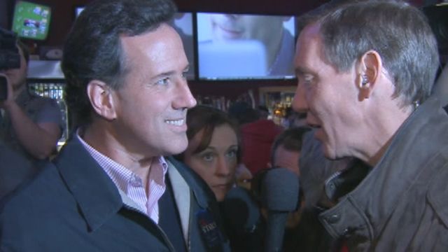 Santorum on Iowa Momentum